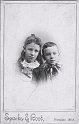 Lura (age 7) and Ted (age 5) Hollenbeck, 1888.